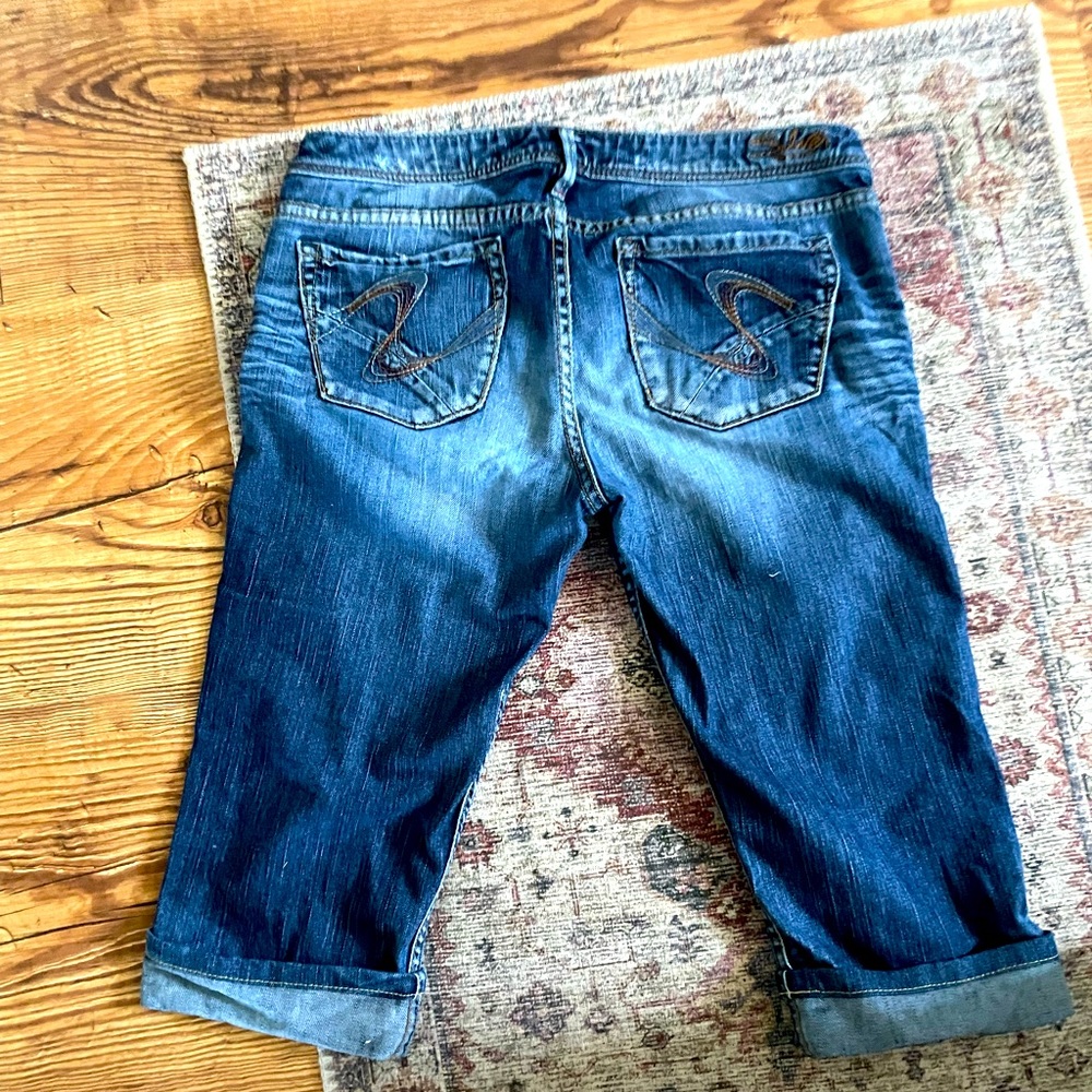 Silver capris